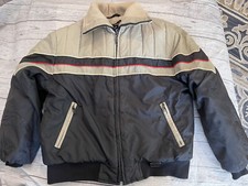 Vintage Yamaha Motorsports Mens Vtg Snowmobile Ski Jacket Large Blue Ran As Is