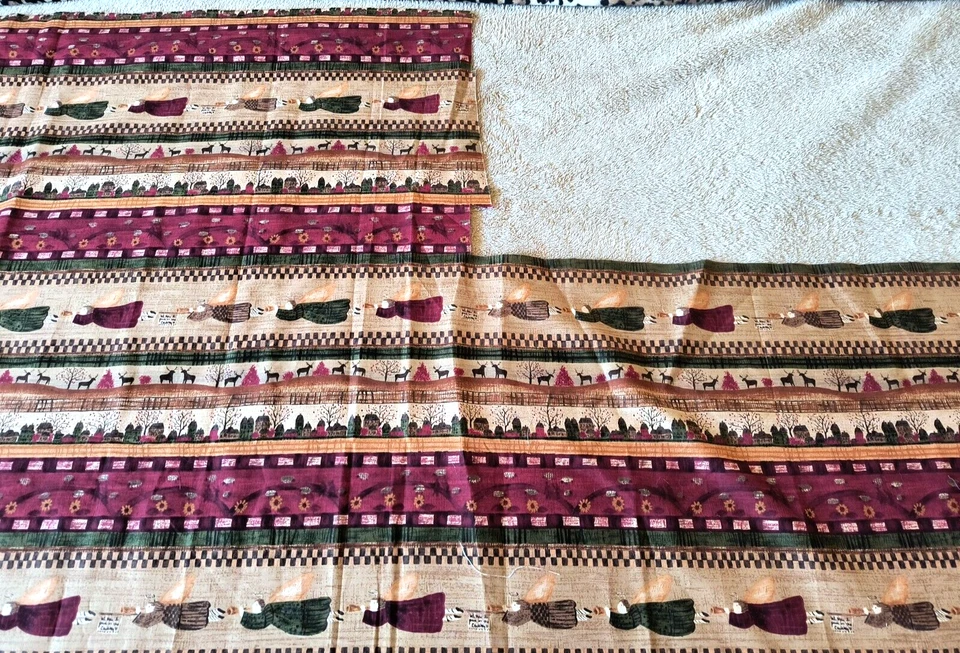 Benartex Peace in the Country Xmas Angels Fabric cotton lightweight - Image 3 of 4