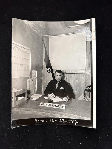 COL Mark A Devine, Jr, Camp Swift TX 1943 - WW1 Veteran/WW2 Battle Of Bulge Hero