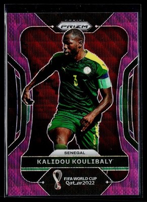 2022 Panini Prizm FIFA World Cup #250 Kalidou Koulibaly Purple Wave #/99