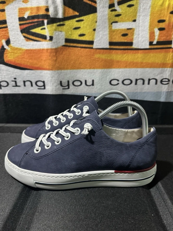 Zapatillas Paul Green Hadley Mujer Talla US 7.5/UK 5 Plataforma Azul Foto 2 de 4