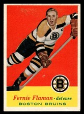 1957 Topps Hockey #4 Fern Flaman EX