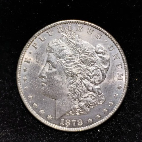 1878 8TF ~ MORGAN SILVER DOLLAR ~ CH BU