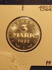 3 Mark 1922 E Proof Collection resolution rare HTF 1