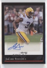 2021 Leaf Ultimate Draft 1992 Black Gold 49/99 JaCoby Stevens #BG-JS1 Auto no9