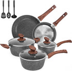 Granite Pots and Pans Set Non Stick, 11 Piece Cookware Set