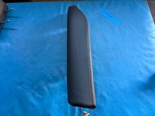 Rover 75 Tourer & MG ZT-T Left Side Rear Seat Bolster (Black Leather/Stitching)