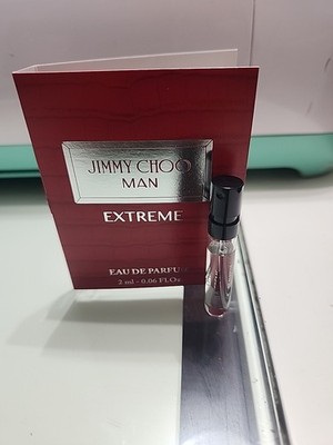 JIMMY CHOO MAN EXTREME EAU DE PARFUM VIAL SPRAY SAMPLE 0.06 Oz / 2 ml New
