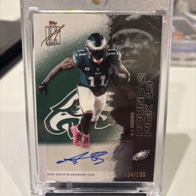 2025 Signature Class - AJ Brown - #93 Green Auto /150 - Eagles/Patriots