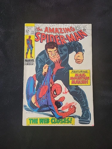 Amazing Spider-Man #73 | Marvel 1969 | 1st Silvermane & Mountain Man Marko VG/F