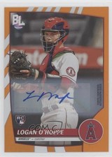 2023 Topps Big League Retail Electric Orange Auto Logan O'Hoppe #203 Auto 0xl5