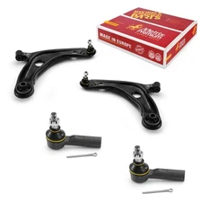 Front Lower Control Arms & Outer Tie Rod Ends for Toyota Prius C Yaris Scion xD