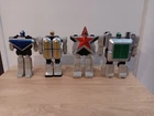 VINTAGE 1996 BANDAI POWER RANGERS SUPER ZEO MEGAZORD LOT OF 4 FIGURES