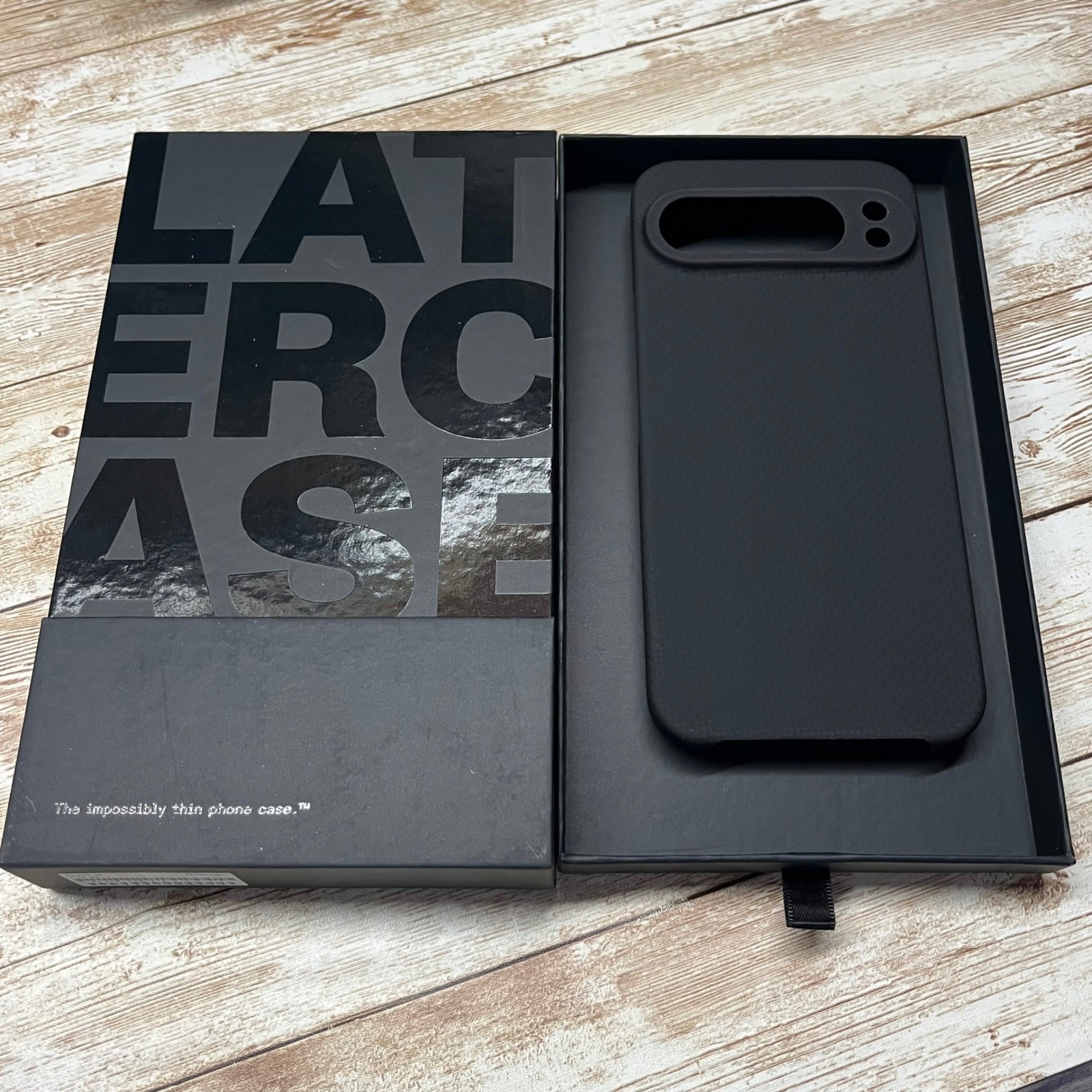 Latercase Pixel 9 Pro XL Midnight Black  Impossibly Thin Phone Case Open Box