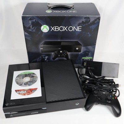 Xbox One Halo Master Chief Limited Edition Console In Box + Resident Evil 2 +1