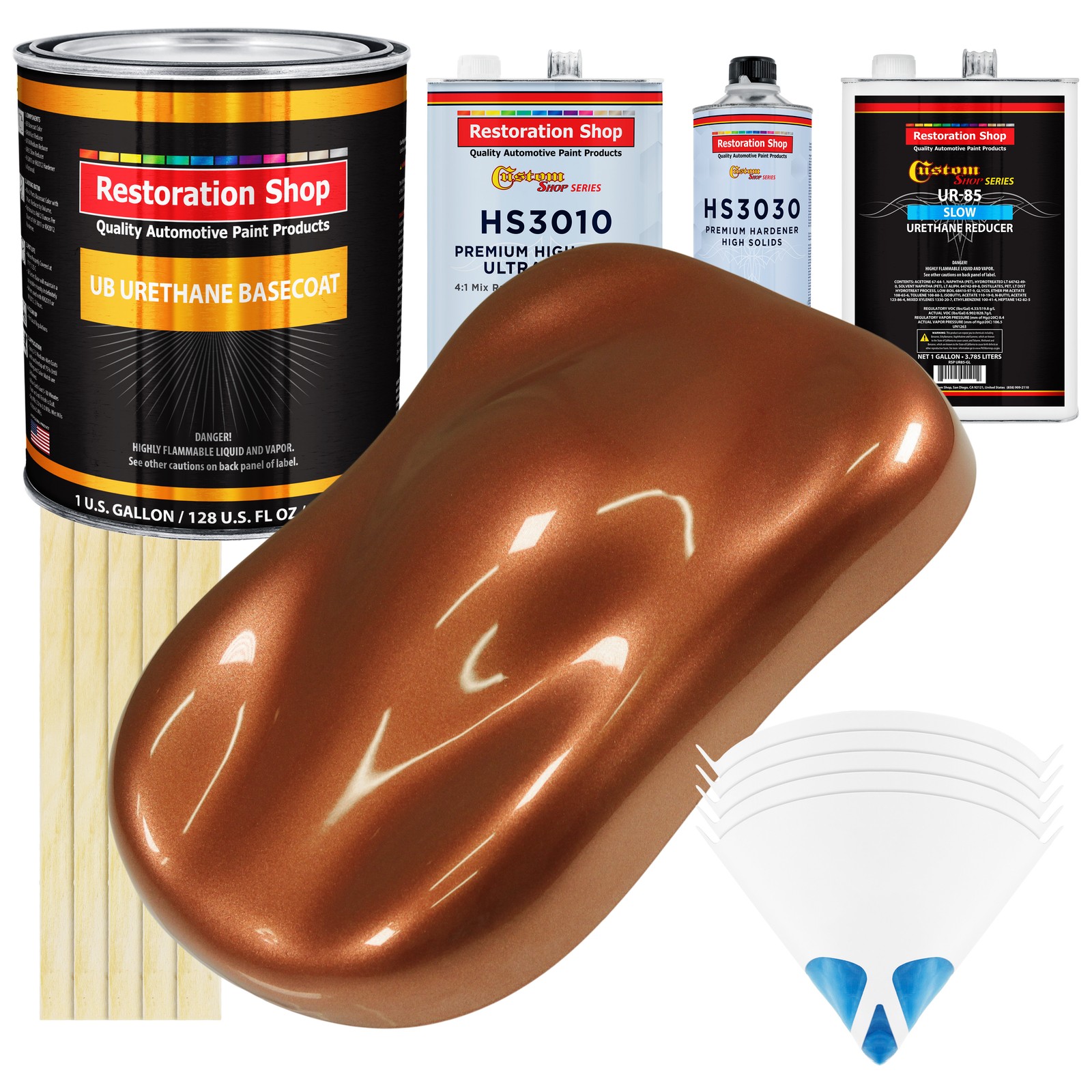 Firemist Copper Gallon Urethane Basecoat Clearcoat Car Paint Slow Kit