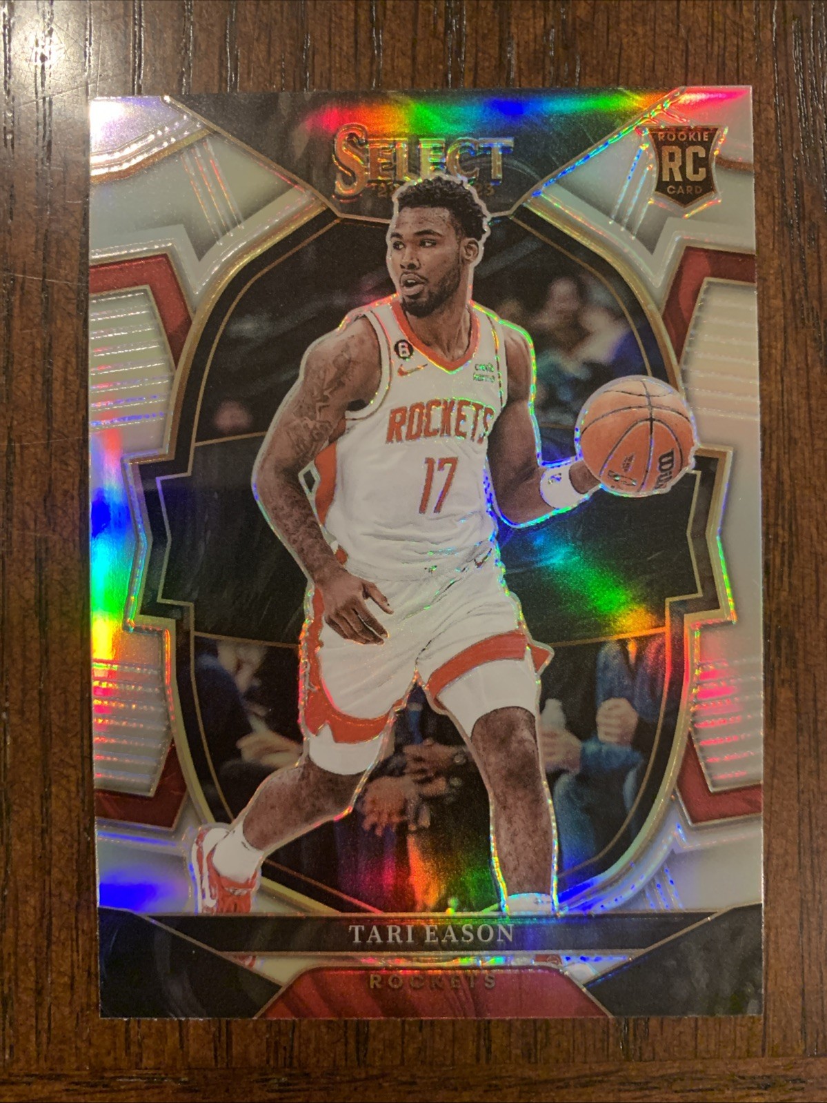 2022-23 Panini Select Tari Eason Concourse Silver Prizm Rookie #82 Rockets RC