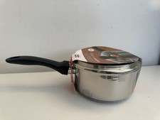 KUHN RIKON Classic Uncoated Stainless Steel Saucepan (16cm/1.5L) BRAND NEW