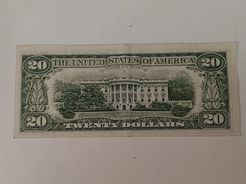 $20 US Currency Small Head Birthday/Anniversary Bill 1935 July 26: Free Shipping - Image 2 of 2
