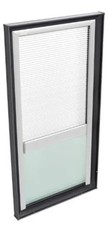 White Velux Motorised Honeycomb Blinds With Solar Power + Remote FSC C04 GGU