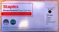 Staples Black High Yield Toner Cartridge Replacement for HP 148X