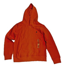 Polo Ralph Lauren Children  s Orange Hoodie Sweatshirt Sz M  10-12 