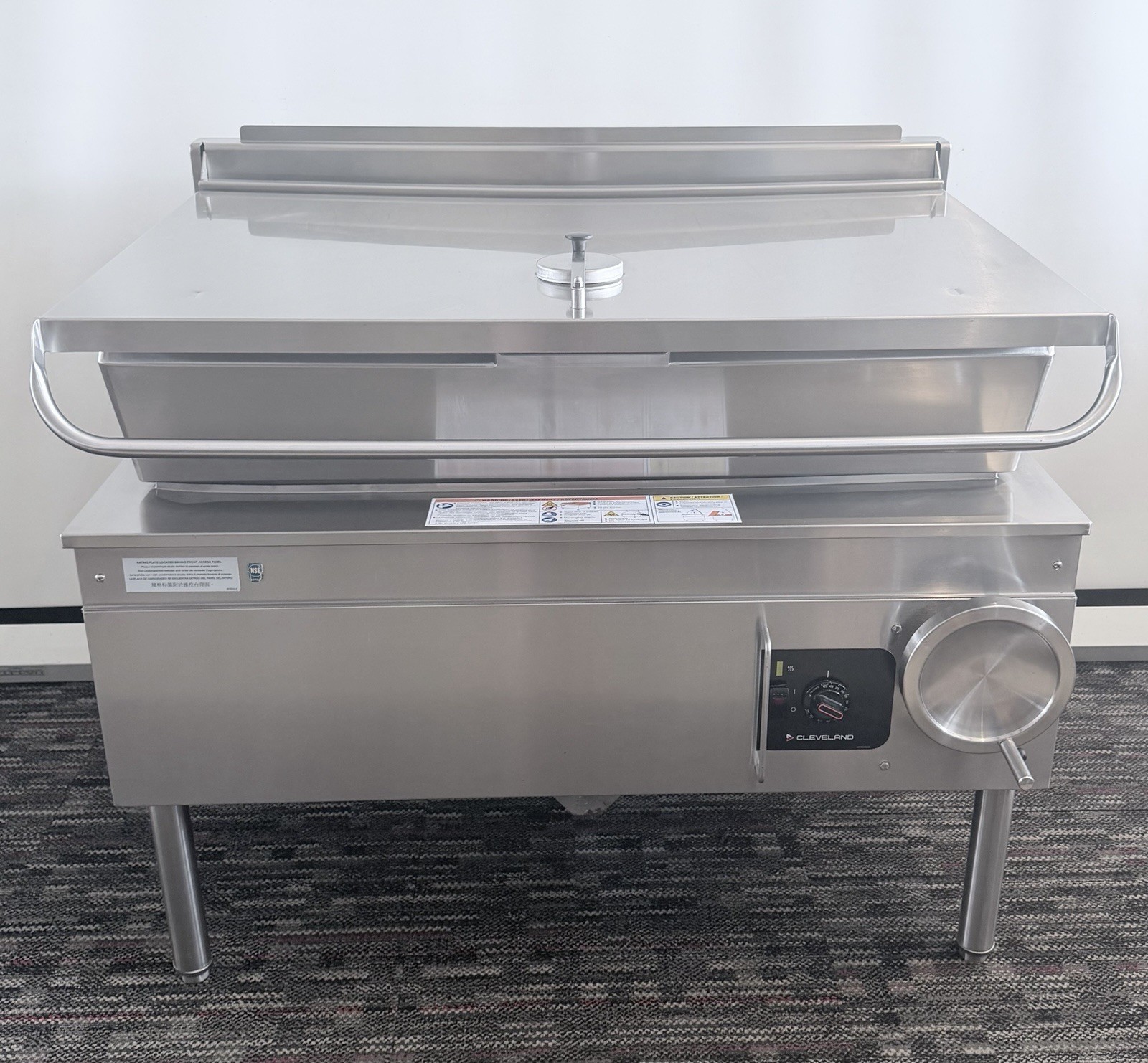 2021 CLEVELAND SGL40TR NATURAL GAS BRAISING PAN TILT SKILLET 40 GALLON - CLEAN!!