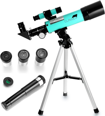 Refractor Telescope with Finder Scope for Kids & Astronomy Beginners, Travel Tel