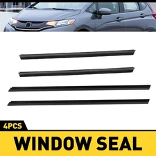 Weatherstrip Window Seal Car Window Moulding Trim For 2008-2013 Honda Fit Jazz