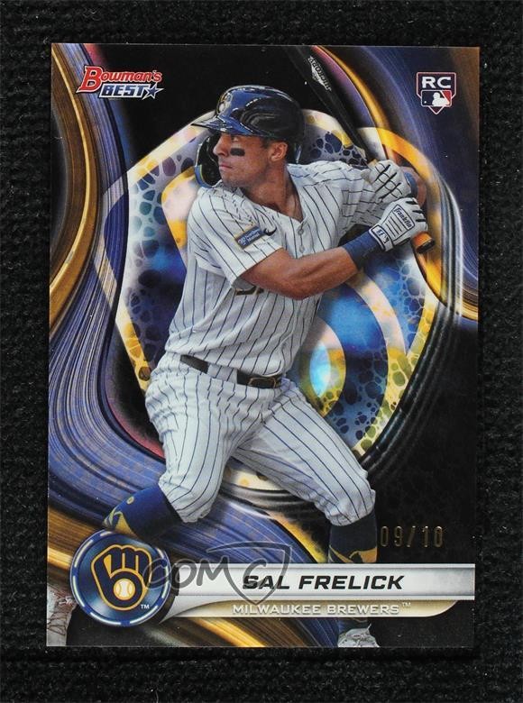 2024 Bowman's Best Black Refractor 9/10 Sal Frelick #37 Rookie RC b4d