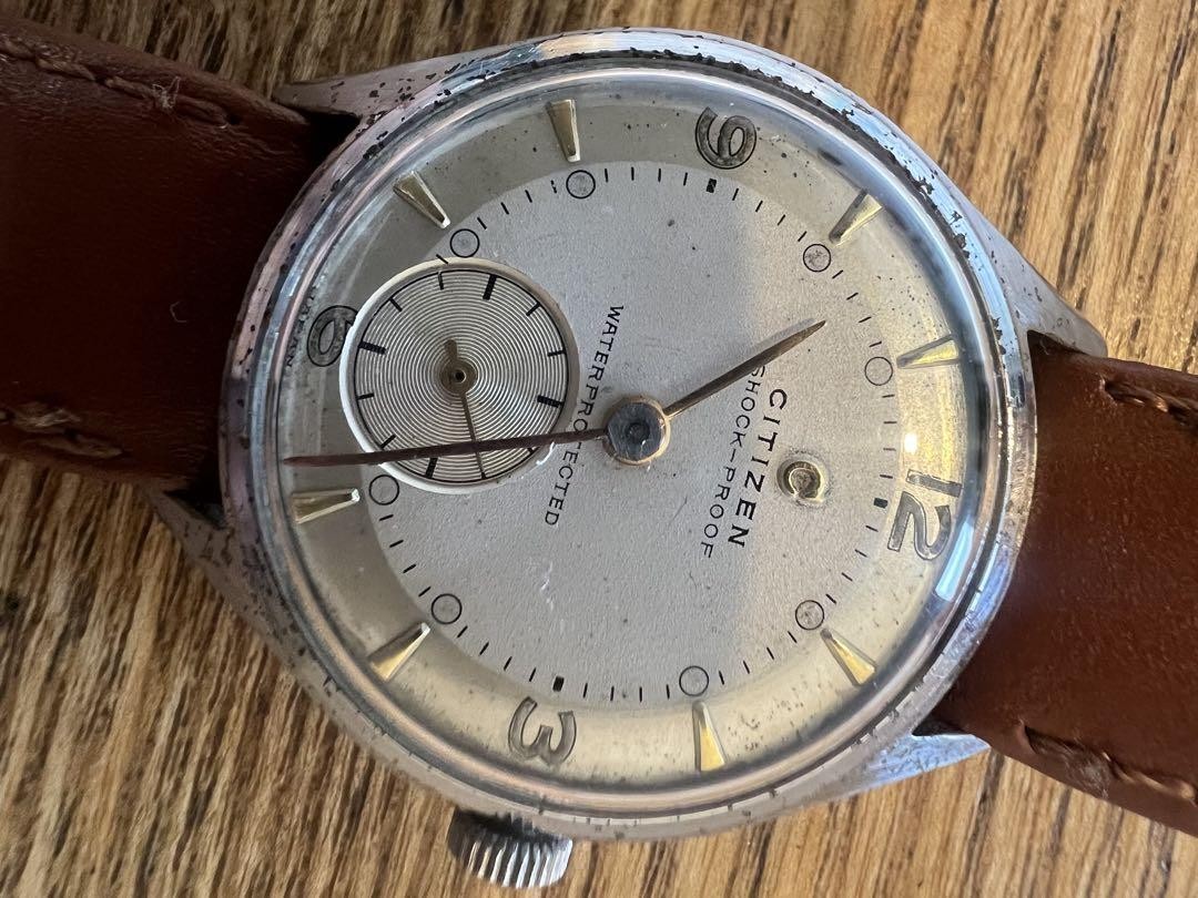 Citizen Hand-Winding Silver Dial Small Second Watch