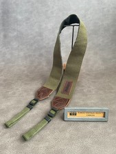  NEAR MINT  Nikon Vintage Camera Strap Dark Green From JAPAN