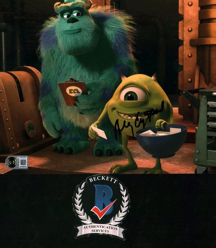 BILLY CRYSTAL SIGNED MONSTERS INC 8X10 PHOTO MIKE WAZOWSKI BAS COA COMEDIAN