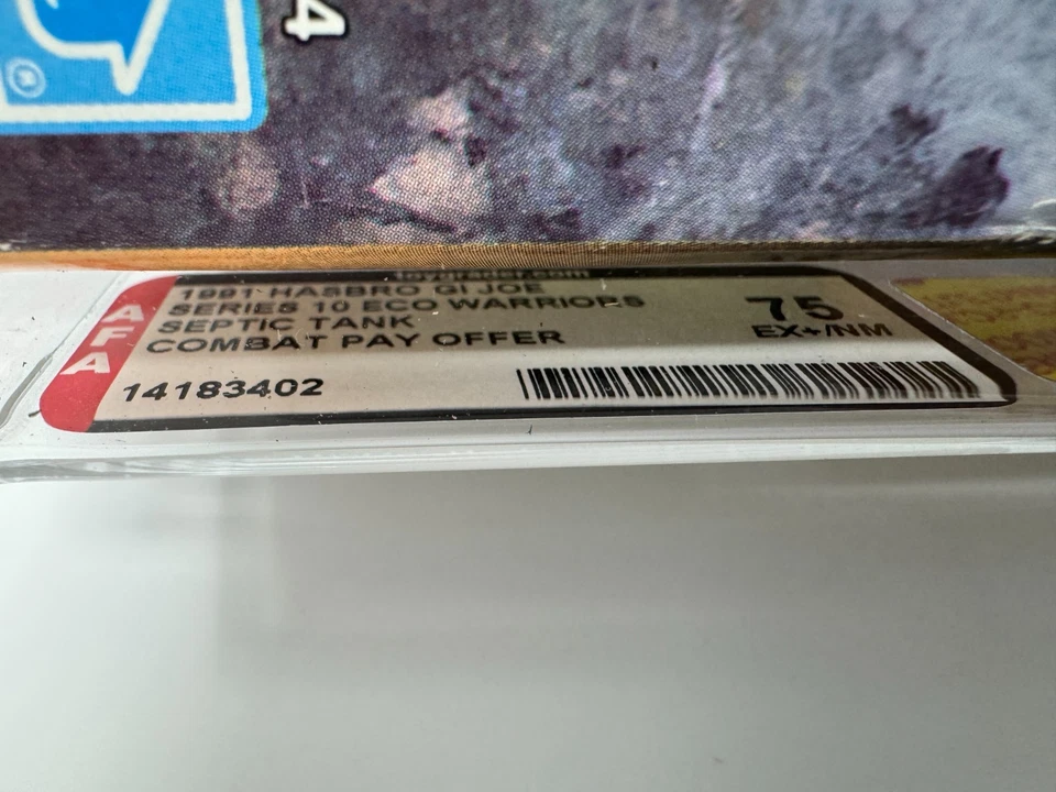 Tanque séptico GI Joe Eco Warriors AFA 75 1991 Hasbro Foto 3 de 4