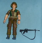 GI G.I. Joe gijoe FOOTLOOSE WITH HELMET + GUN only