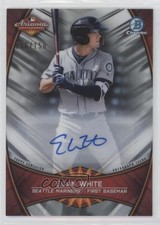 2019 Bowman Chrome 2018 AFL Fall Stars Auto 86/150 Evan White #AFL-EW Auto 0c6
