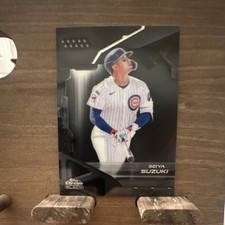 Topps Seiya Suzuki Chicago Cubs 2026 Chrome Black Base Set  Baseball Card