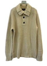 Vintage Polo Jeans Co Ralph Lauren Cotton Knit Sweater L Hong Kong Cream 117