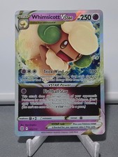 Whimsicott VSTAR 065/172 Holo VSTAR Raro Pokemon Stelle Brillanti Near Mint