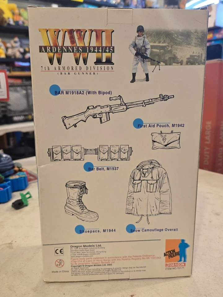 Dragón Segunda Guerra Mundial Ejército de Estados Unidos 1/6 Wiley 7ª DIVISIÓN BLINDADA Wiley Ardenas 1944/45 Dragón Foto 2 de 4