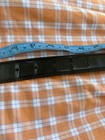 Tod's Dark Brown Leather Belt 110cm Made In Italy Silver Buckle — photo 9