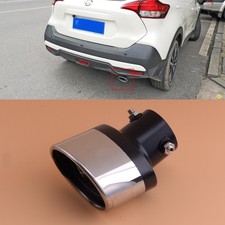Stainless Rear Exhaust Pipe Tail Muffler Tip End Pipe Fit For Nissan Kicks 17-19