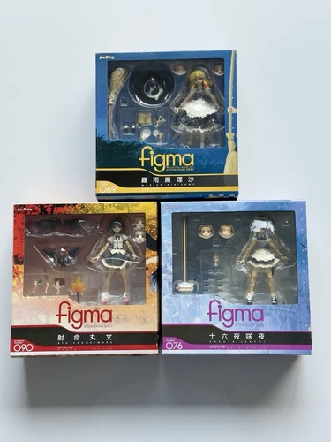 Figma Touhou Project Kirisame Marisa Izayoi Sakuya Shameimaru Aya Anime Figure - Picture 1 of 2