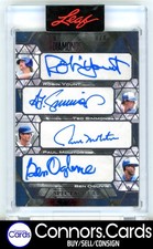 Robin Yount Simmons Molitor Oglivie Auto 2025 Leaf Spectacular 4 of Diamonds 1/1