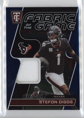 2024 Totally Certified Fabric of the Game Mirror Blue 54/75 Stefon Diggs 0l8y