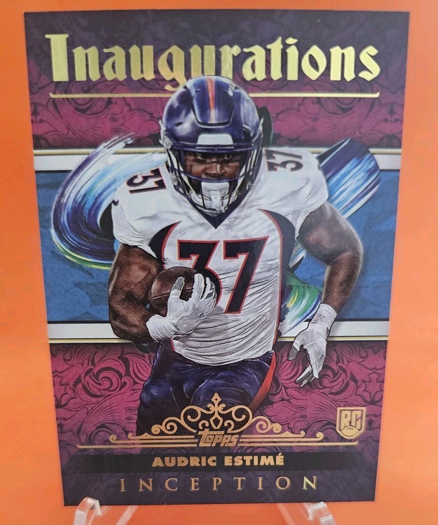 Audric Estime Topps Inception Inaugurations #I16 Base