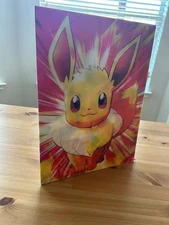 3D Motion Lenticular Anime Poster-Eevee Pokémon  Wall Art-3D Effect Decor Gift