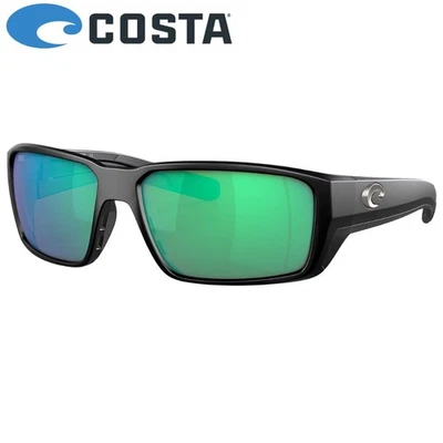 Lunettes de soleil polarisées COSTA FANTAIL PRO monture noire mate/miroir ver... - Photo 1/4