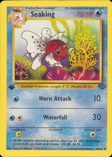 Seaking 1st Edition Uncommon Jungle 46/64 MP on eBay