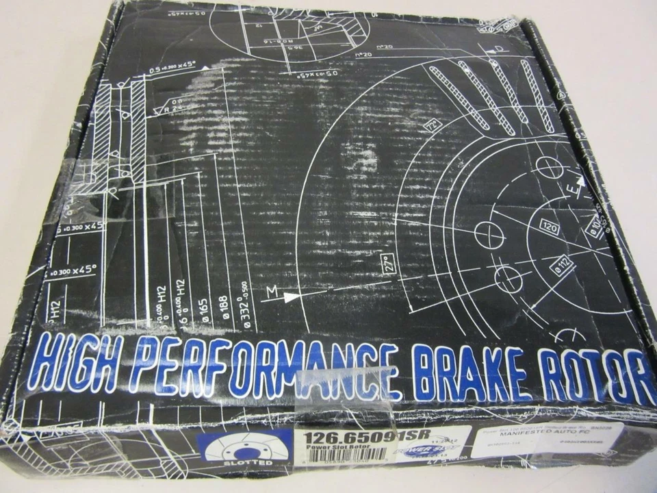 Power Slot 126.65091SR High Performance Slotted Brake Rotor - Image 4 of 4